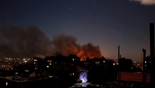 غارات إسرائيلية تستهدف قاعدة عسكرية قرب مطار دمشق