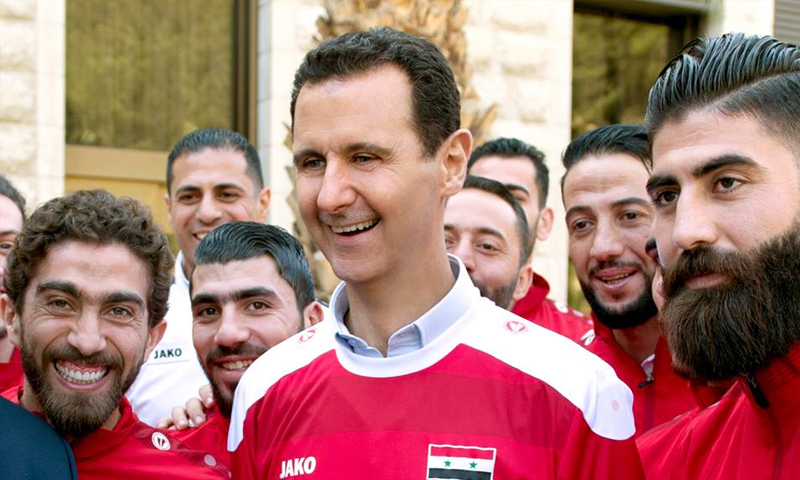 الأسد: لاعبو المنتخب السوري قوات رديفة للجيش