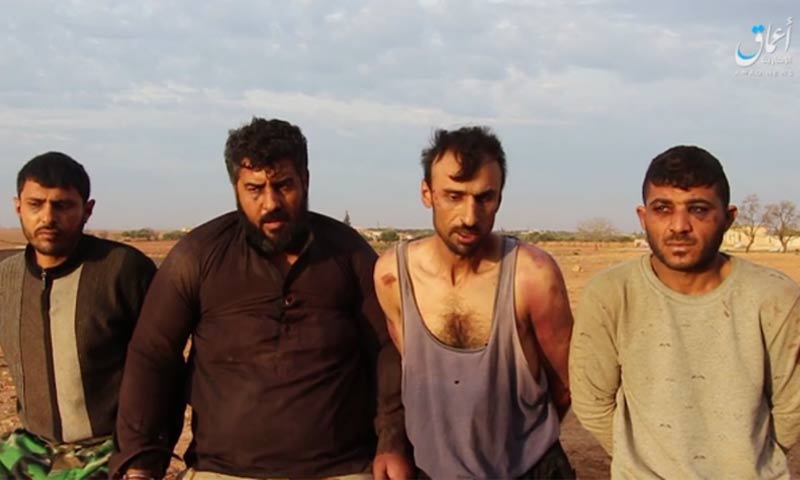 فيديو لتنظيم “داعش” يظهر أسرى النظام قرب “أبو الظهور”