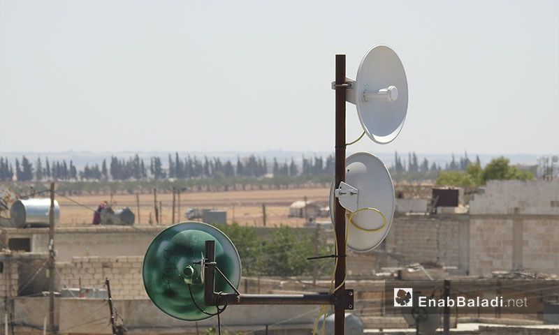 شبكة الاتصالات التركية تتوقف في الشمال السوري
