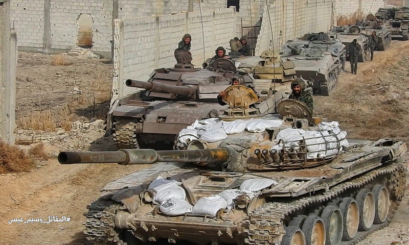 قوات الأسد تعلن شطر الغوطة الشرقية إلى قسمين