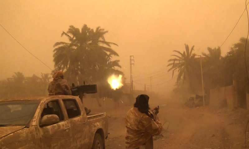 تنظيم داعش يهاجم “قسد” على ثلاثة محاور شرق الفرات