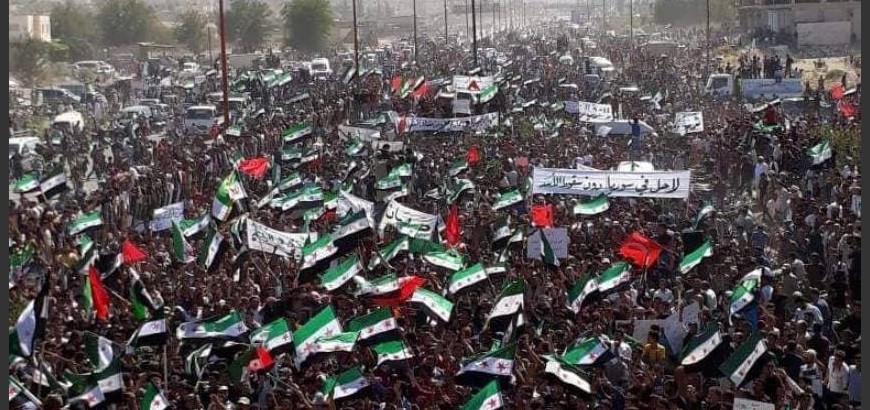 إعادة لانطلاق المظاهرات في سورية استعدادات لمظاهرة مليونية في إدلب