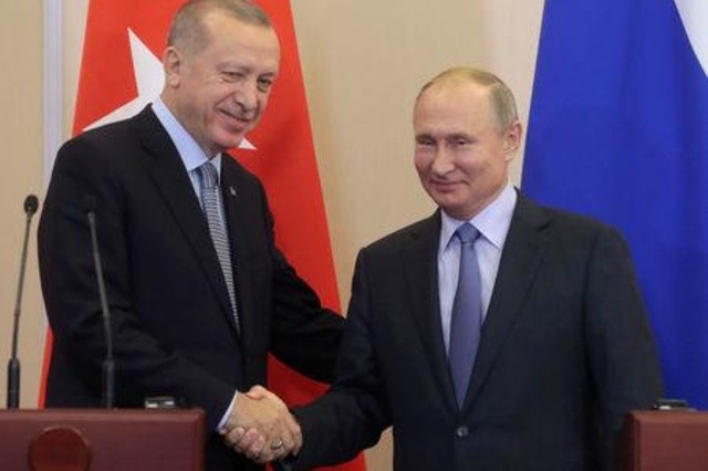 أردوغان: تركيا وروسيا تتفقان على انسحاب مليشيات الوحدات الكردية وتسيير دوريات مشتركة