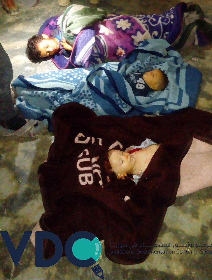 مقتل 12 مدني بقصف للنظام السوري على مخيم قاح شمال إدلب
