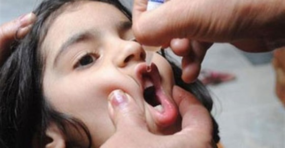 حملة تطعيم ضد شلل الأطفال في مدينة راس العين