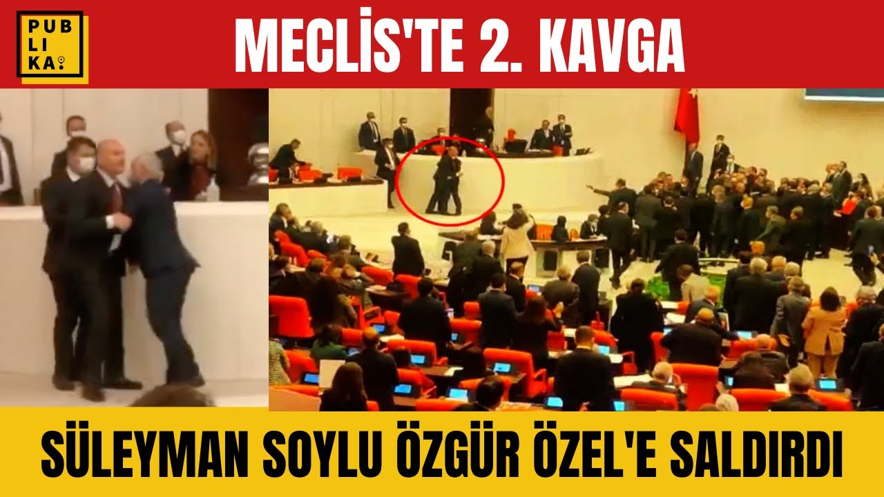 ملاكمة بالبرلمان التركي ووزير الداخلية أحد أبطالها (فيديو)