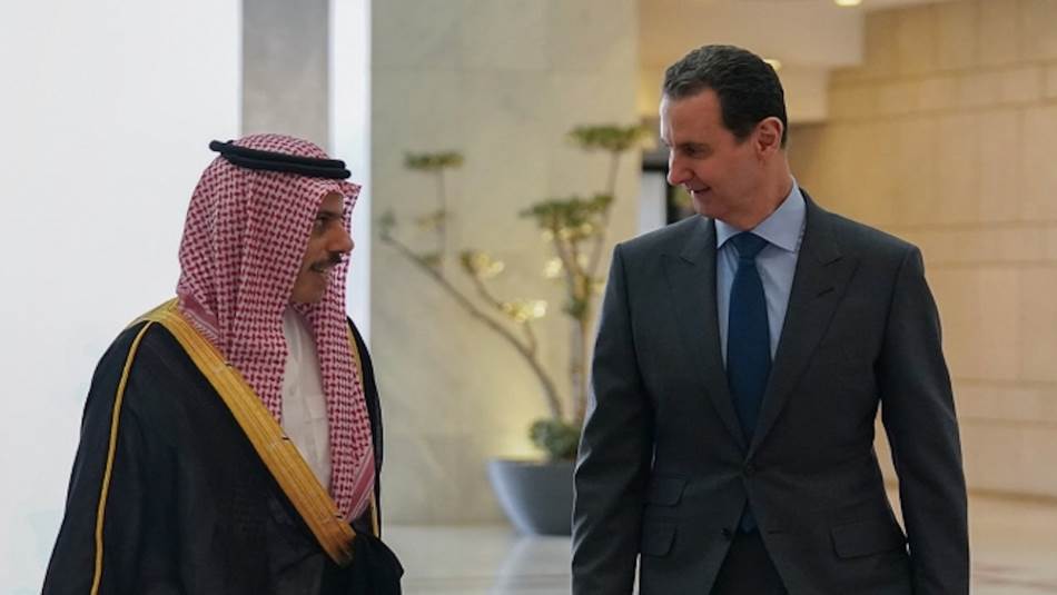 وزير خارجية السعودية يناقش والاسد مقدمات العودة للمحيط العربي